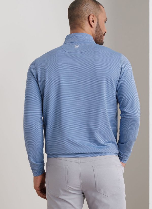 Peter Millar Perth Sugar Stripe Performance Quarter-Zip - Bild 3