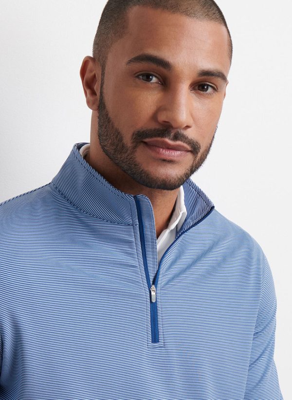 Peter Millar Perth Sugar Stripe Performance Quarter-Zip - Bild 5